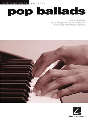 cover image of Pop Ballads Jazz Piano Solos